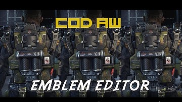 Advanced Warfare: EMBLEM EDITOR RETURNS!!!! (Call of Duty Custom Emblem Editor)