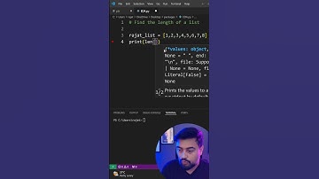 Find the length of a list #python