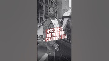 2Pac Checks The Media For Slandering Him‼️🔥 #2pac #tupac #hiphop #rap #thuglife #90s