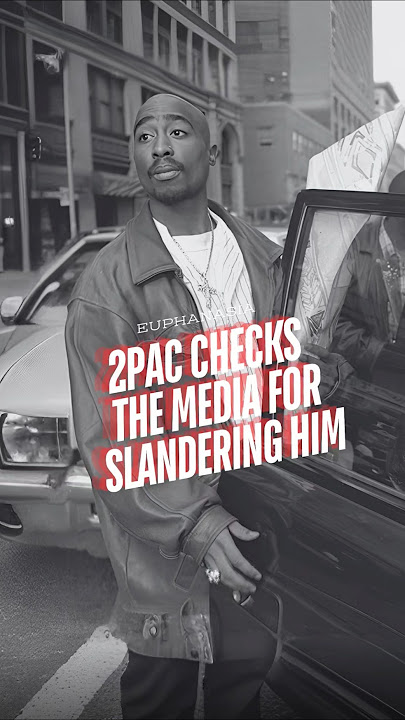 2Pac Checks The Media For Slandering Him‼️🔥 #2pac #tupac #hiphop #rap #thuglife #90s