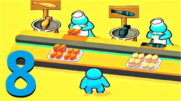🍣 My Sushi Bar 🍣 GAMEPLAY Part 8 NEW Restaurant 3 (Android, iOS)