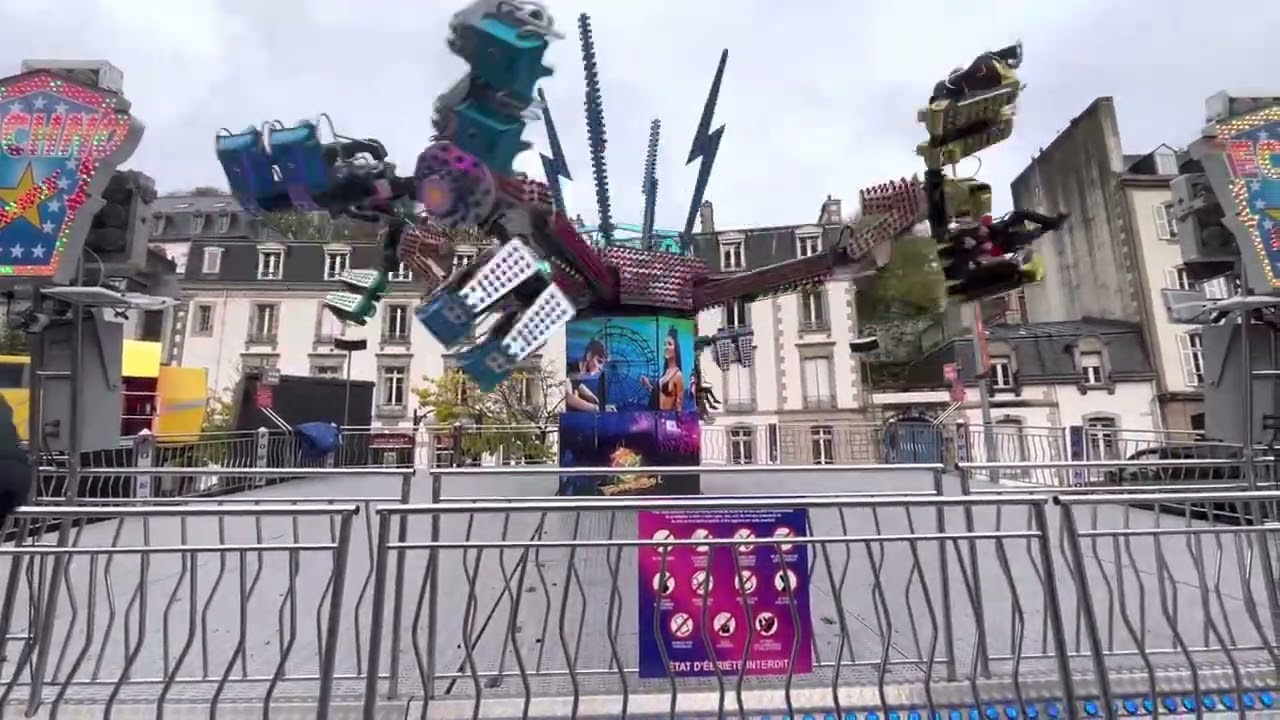 Techno Power (Off - Ride) - Fête Foraine de Morlaix 2022/2023 - YouTube