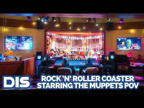 Rock 'n' Roller Coaster Starring The Muppets Full Pre-Show and POV