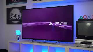 Playstation 3 startup on Sony Bravia 55