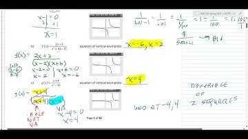 MAT 2401 / 201 Calculus I Section 4.6 Part 1 Limits at a Vertical Asymptote