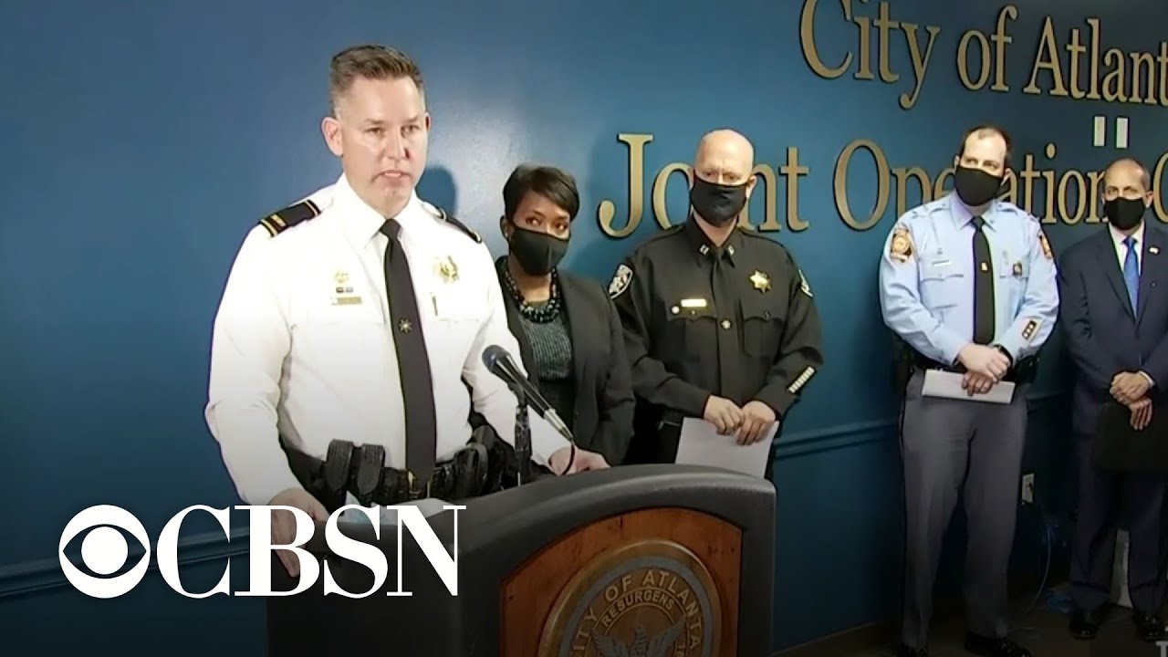 ⁣Atlanta mayor and police give update on spa shootings