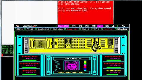 Aliens - Sinclair QL - emulador QPC II 4.02 ZeXcel 0.33 - testeado Windows 7 x64