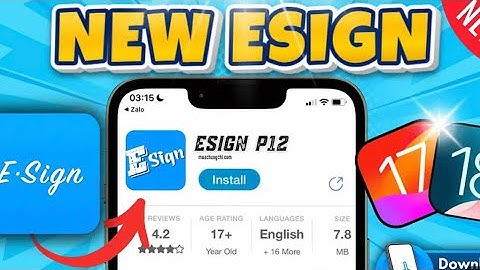 HƯỚNG DẪN CÀI ĐẶT ESGIN CHỨNG CHỈ MỚI NHẤT TRÊN IOS 10 - 18 FIX LỖI ỨNG DỤNG KHÔNG TÒN VẸN 100%