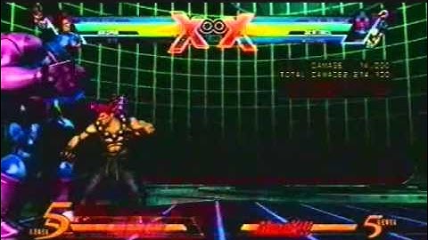 UMVC3 Ryu and akuma tag team combos (part one)