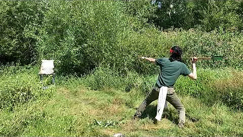 Mesoamerican Cotton Padded Armour vs Obsidian Tipped Atlatl Darts (Experiment footage)