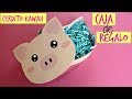 Caja de Regalo Cerdito Kawaii, Manualidades Kawaii, Kawaii Crafts, Little Kawaii Pig