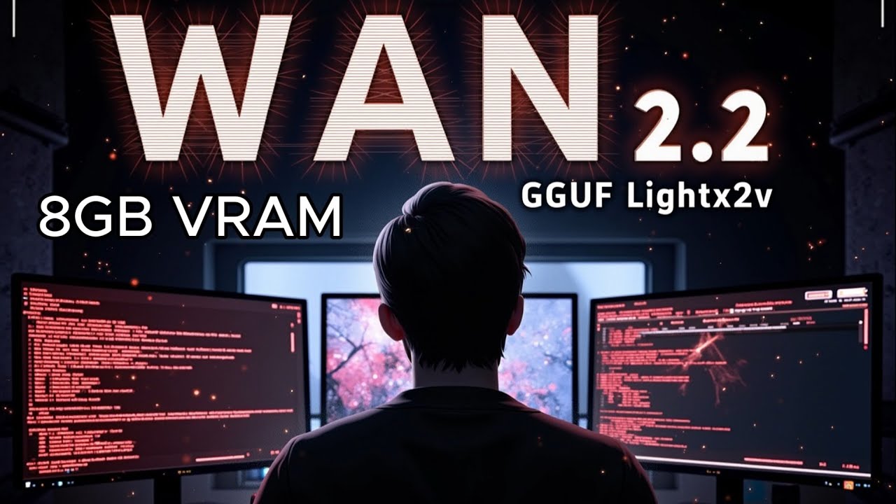 Wan 2.2 Setup tutorial with GGUF and Lightx2v in ComfyUI | 8GB VRAM