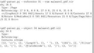 Analyzing a Malicious PDF File