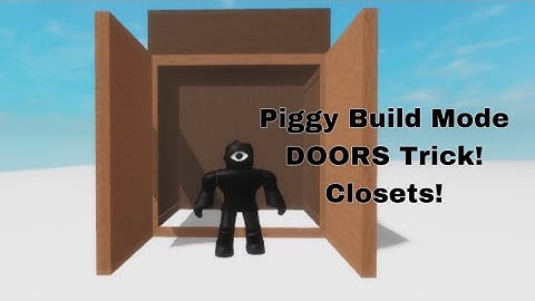 Roblox Piggy Build Mode: DOORS Closet Trick! (Read Desc)