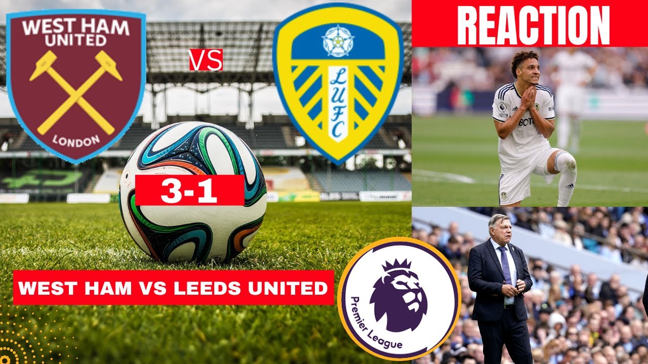 leeds v west ham on tv