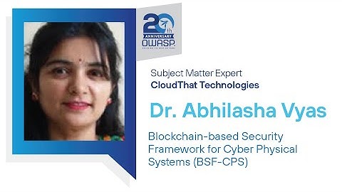 Temporal: Blockchain-based Security Framework for Cyber Physical Systems (BSF-CPS) - Dr. A. Vyas