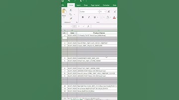 Delete Empty Rows with these Excel Shortcuts #shorts