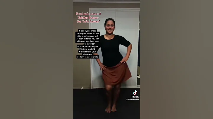 Tahitian dance basic move tuto #tahitiandance #tahitiandanceforbeginners #learntahitiandance