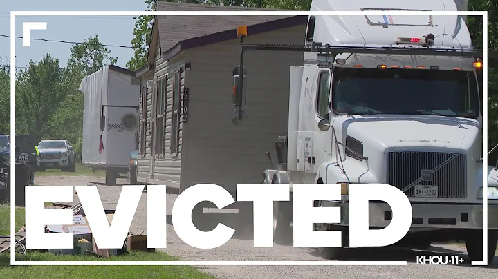 More than 50 families evicted from mobile home park in north Houston
