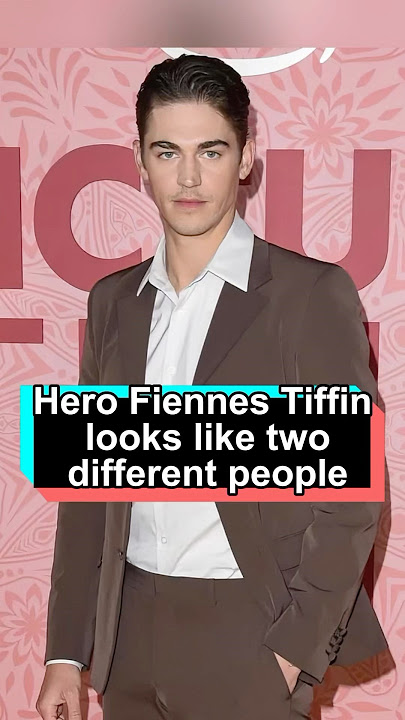 Why does 27-year-old Hero Fiennes Tiffin look like two completely different people