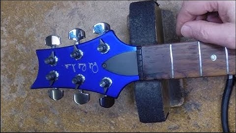 PRS Winged Locking Tuners Restring