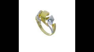 14k Two-Tone Gold Spiral Fashion Ring 14k Two-Tone Gold Spiral Fashion Ring