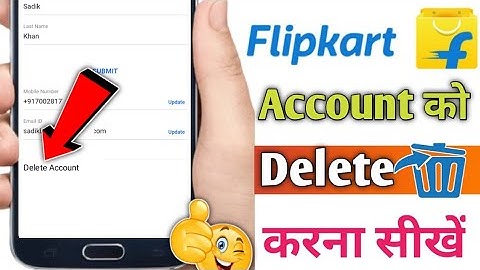 Flipkart Account Delete Kaise Kare 2023 | Flipkart Account Delete Permanently | Flipkart Account Del
