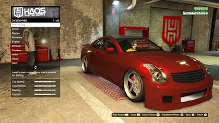 GTA Online - Infiniti G35 (Fathom R36) New Drift Parts!