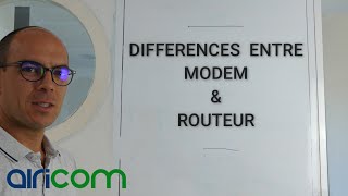 Différences entre un modem et un routeur ?