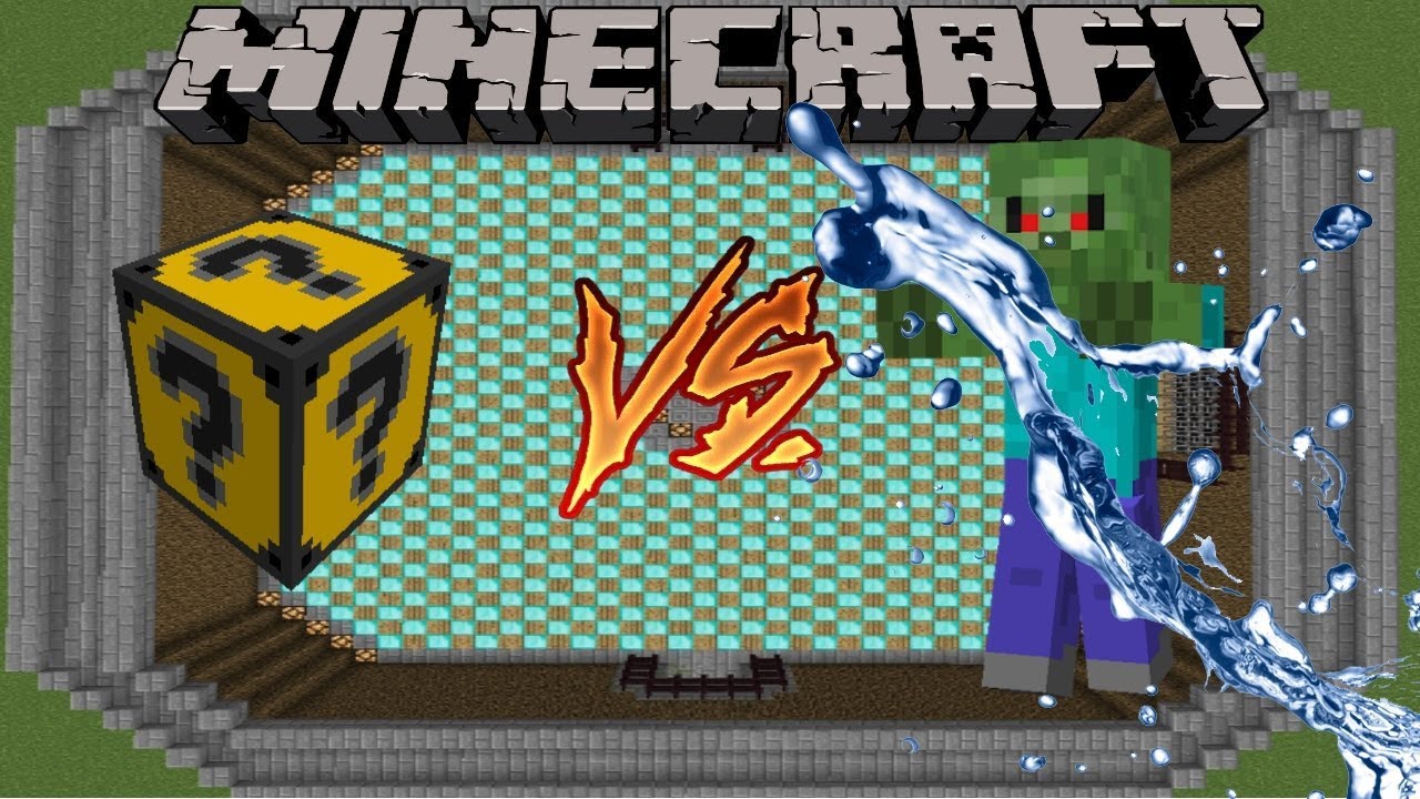 Water master lucky block survival minecraft 1 8 9 modded mini game
