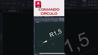 AUTOCAD COMANDO CIRCULO #erickservandoarq #autocad #arquitectura