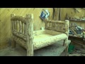 Building The Log Dog Bed. Building The Log Dog Bed.