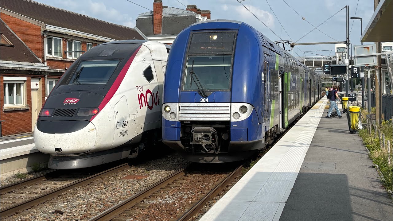 TER HDF K52 - Arras / Hazebrouck en gare SNCF de Béthune !