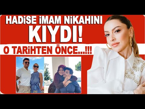 Hadise Mehmet Dinçerler o tarihten önce imam nikahı kıymış!!!