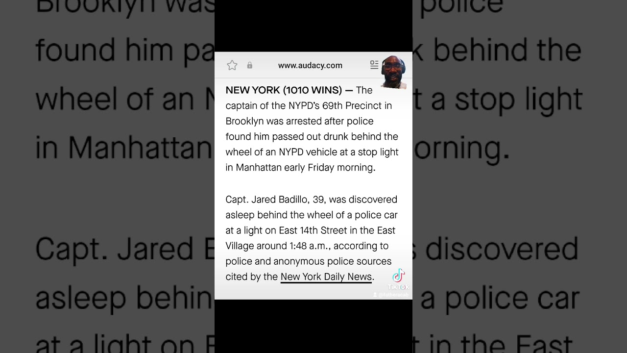 ⁣NYPD Police Captain arrested for being drunk in police vehicle. #newyork #nyc