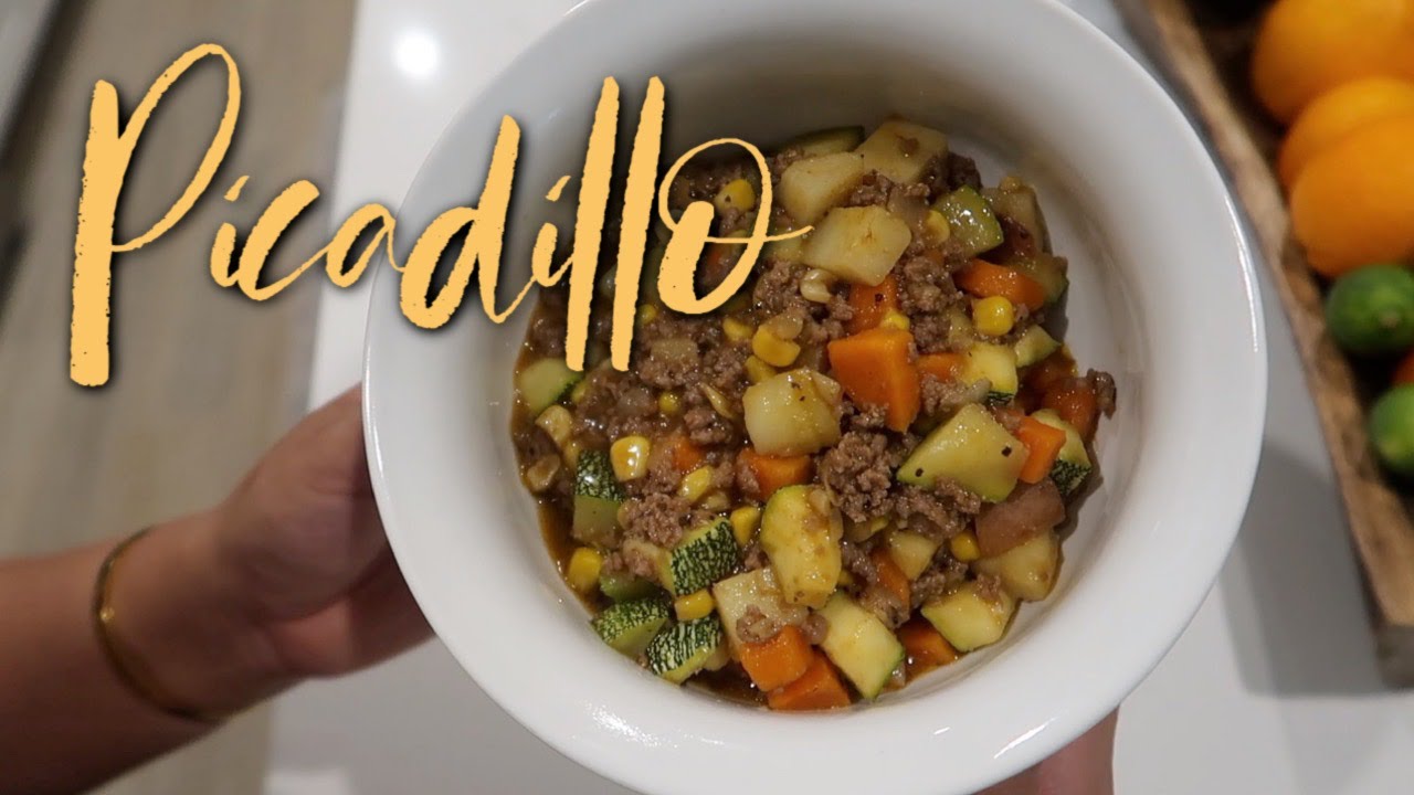 Picadillo De Carne Molida Ground Beef Picadillo Stew Picadillo For Sopes Ground Beef Tacos