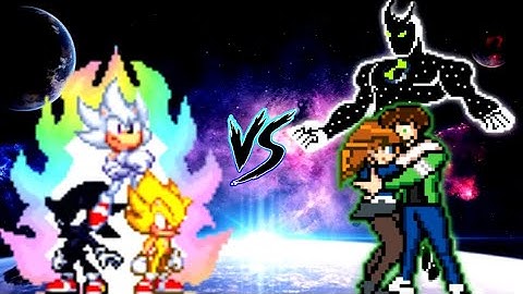 Sonic Chaos V4 JVL OP (all form) VS Ben 10 S3 V4 OP (all form) in Jump Force Mugen