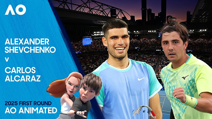 LIVE | Alexander Shevchenko v Carlos Alcaraz | AO Animated | Australian Open 2025