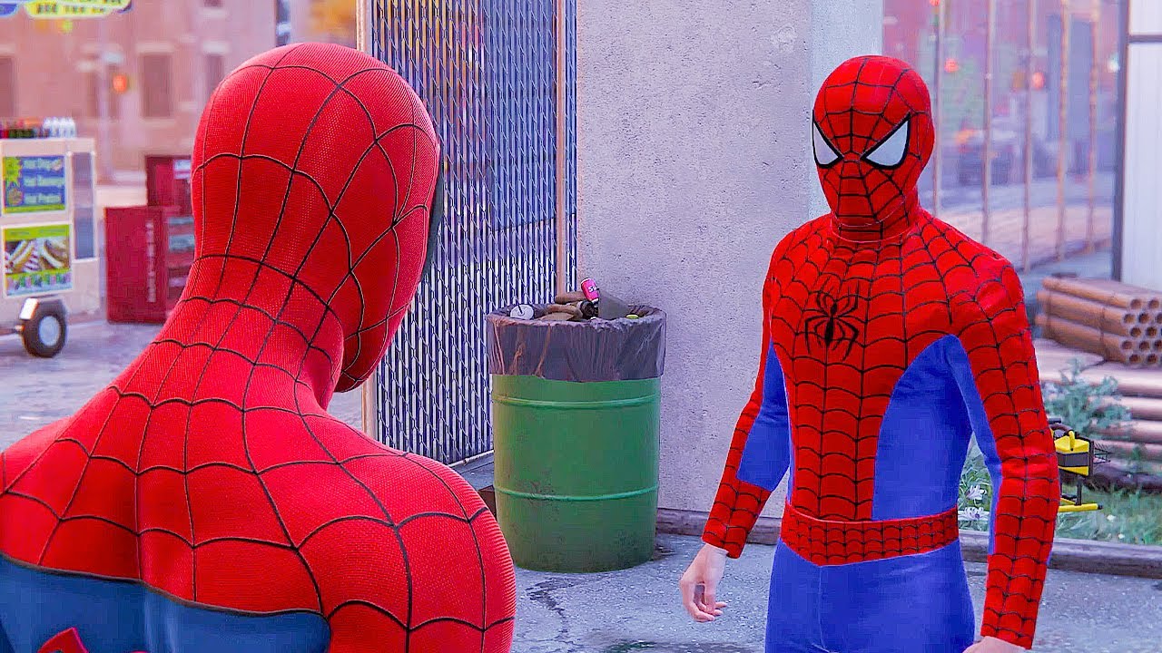 Marvel's Spider-Man Remastered - Spider-Man Meets The Fake Spider-Man -  YouTube