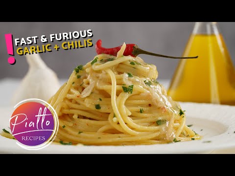 The BEST Spaghetti Aglio Olio Recipe - FAST and FURIOUS Italian Pasta