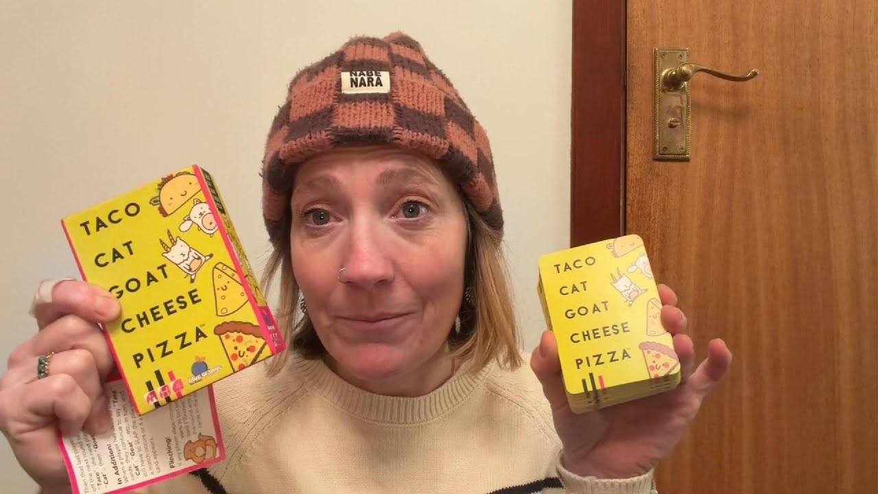 Taco Cat Goat Cheese Pizza Card Game for Fast Family Fun