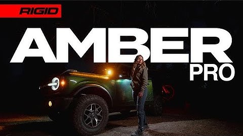 Amber PRO Lineup Just Expanded: Now in D-XL & SR-M | RIGID Industries