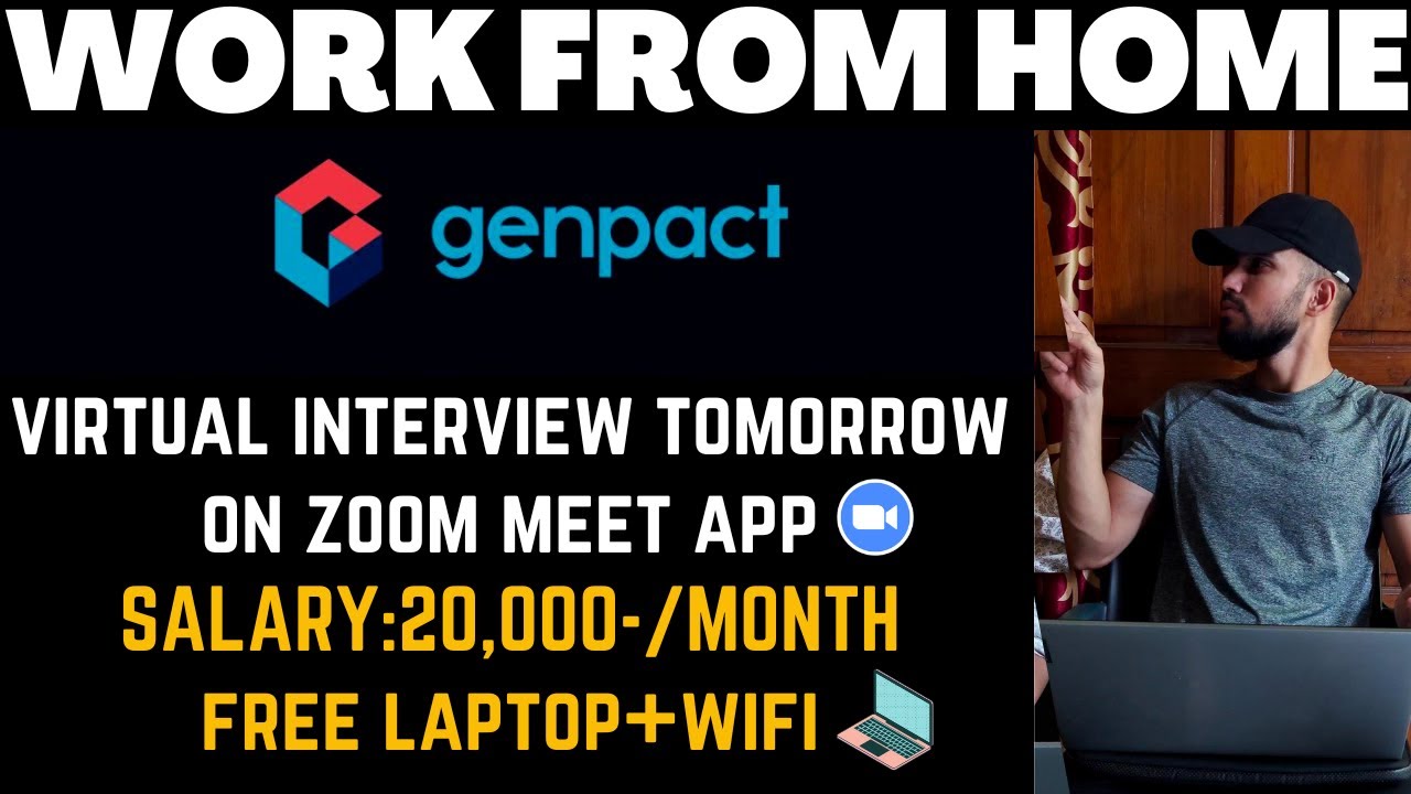 Genpact Work From Home Virtual Interview On Zoom App Genpact