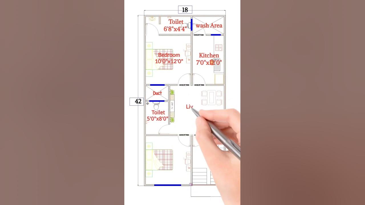 18x42-house-plan-housedesign-houseplan-shrorts-youtube