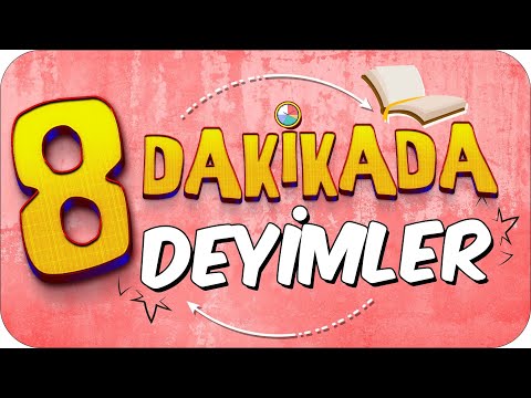 Akılda Kalıcı Yöntemlerle 8 Dakikada Deyimler 💪😎