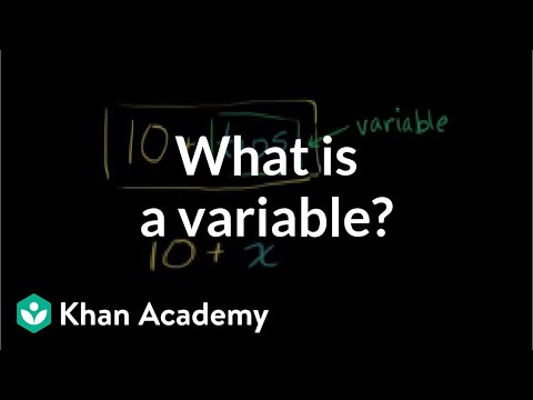 What is a variable?