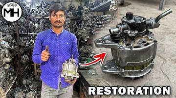 Repairing Engine Alternator with Basic Tools in Just 1$