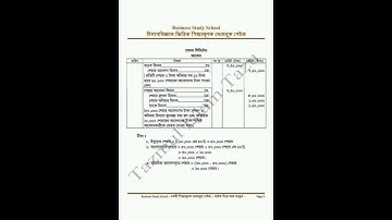 HSC 2021 Accounting 2nd paper Assignment 5