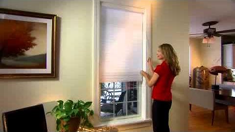 Good Houskeeping Sheer Horizontal Shades with Cord Loop Control