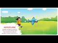 Aeroplane  nursery rhymes  songs for children i animated i firefly rhymes